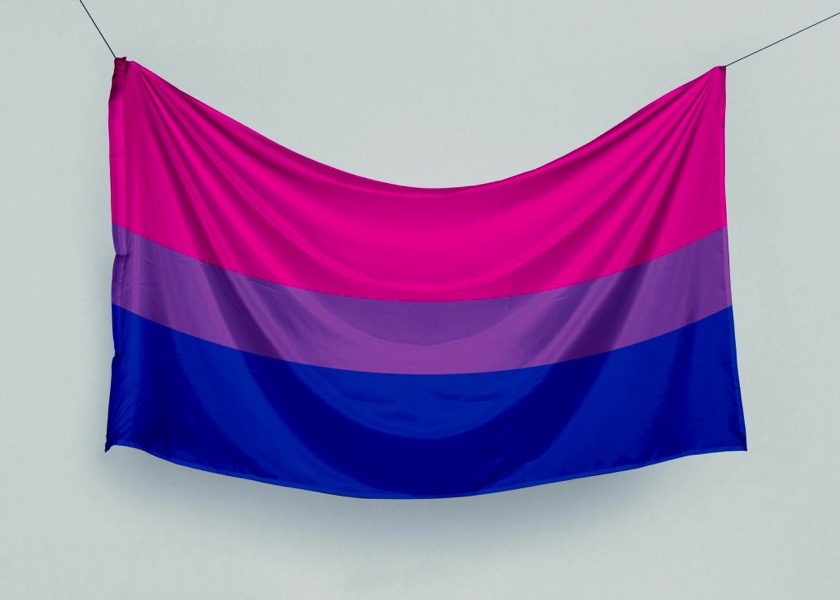 Veľká bi vlajka - bisexualita